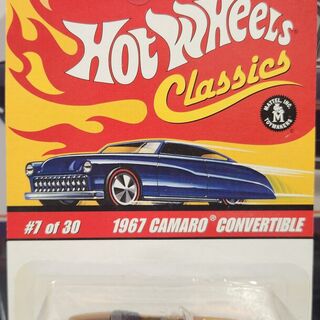 Hot Wheels Classics S2 7/30	1967 Camaro Convertible Gold