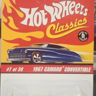 Hot Wheels Classics S2 7/30	1967 Camaro Convertible Black