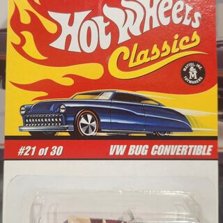 Hot Wheels Classics S2 21/30 VW Bug Convertible Red