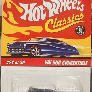 Hot Wheels Classics S2 21/30 VW Bug Convertible Chrome