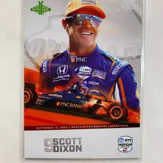 Scott Dixon 2024 Parkside NTT INDYCAR 91 Card WeatherTech Laguna Raceway Trading Card