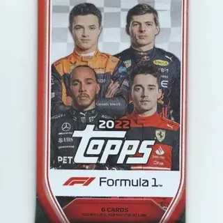 2022 Topps Paper Formula 1 F1 Racing  6 Card Pack