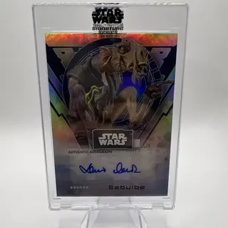 Topps Star Wars Signature Series Lewis MacLeod  Autograph Sebulba