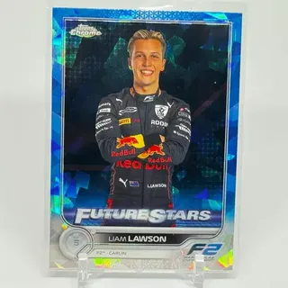 2022 Topps Chrome Sapphire Edition Formula 1 F2 Racers Liam Lawson Future Stars