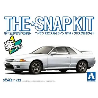 Aoshima 1/32 Nissan R32 Skyline GT-R Crystal White