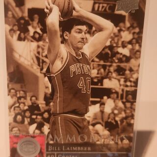 2009-10 Upper Deck Bill Laimbeer Immortals SP Card 257 Detroit Pistons