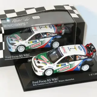 2004 Ford Focus RS WRC Rally Catalunya no. 7 - Minichamps 1/43