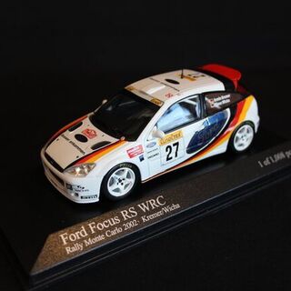 Ford Focus RS WRC Rally Monte Carlo 2002 No. 27 Kremer/Wicha - Minichamps 1/43