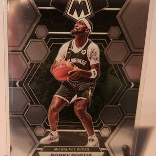 2022-23 Panini Mosaic Silver Prizm Bobby Portis 94 Milwaukee Bucks