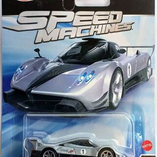 Hot Wheels Premium Real Riders Speed Machines Pagani Zonda R 1/64