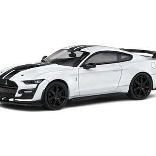 2020 Shelby Mustang GT500 White/Black Stripe - Solido 1/43