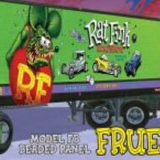 Fruehauf Beaded Van Trailer Hauler - RAT FINK Kitset 1/25 AMT