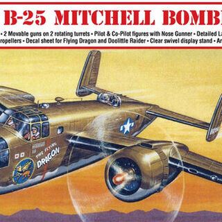 B-25 Mitchell Bomber Flying Dragon 1/64 Kitset Atlantis Models