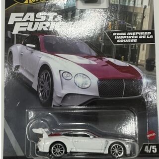 Hotwheels Premium Fast and Furious 2018 Bentley Continental GT3 4/5