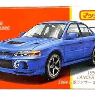 Matchbox Japan Series - 1994 Mitsubishi Lancer Evo IV Blue J-23