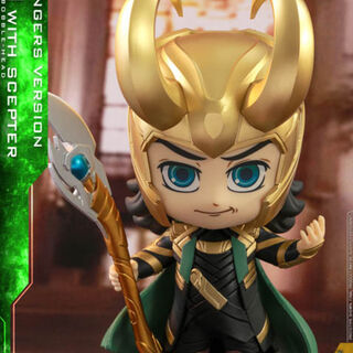 Hot Toys  Avengers: Endgame - Loki with Scepter (The Avengers Version) Cosbaby