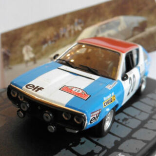 Renault 17 Gordini Rally Monte-Carlo 1975 Piot/Alexandris - Altaya 1/43