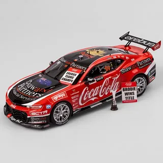 2023 Chevrolet Camaro ZL1 Coca Cola Racing Erebus Champion Brodie Kostecki 1/18 Authentic Collectables