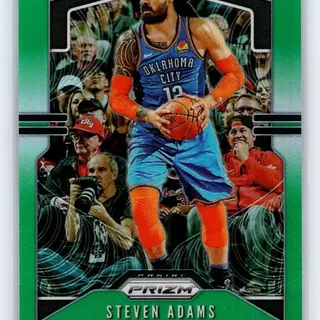 Steven Adams 2019 Panini Prizm Prizms Green Oklahoma City Thunder 183