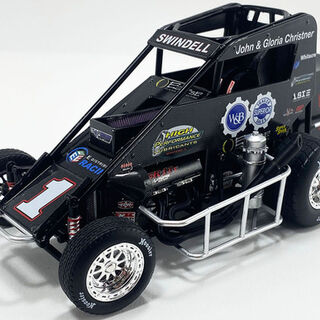 2024 Bertrand Midget Car 2024 Chili Bowl  Sammy Swindell 1/18 Acme