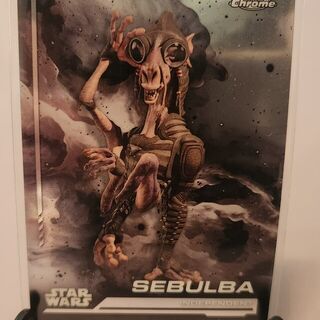 2024 Topps Chrome Star Wars Sebulba 132 Refractor Trading Card