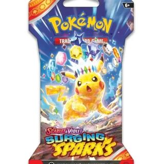 Pokémon Card Scarlet & Violet Surging Sparks SLEEVED Booster Pack