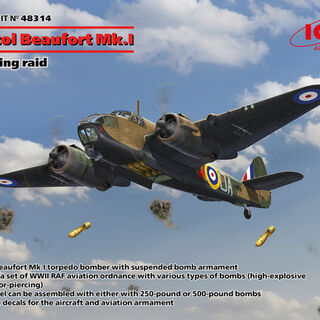 Bristol Beaufort Mk.I Bombing Raid - ICM 1/48