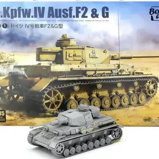 Pz.Kpfw. IV Ausf. F2 & G 2 in 1 Tank Kitset 1/35 Border