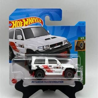 Hot Wheels Mud Studs White Mitsubishi Pajero Evolution (SC)