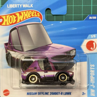 Hot Wheels J-Imports MF Purple Nissan Skyline 2000GT-R LBWK 