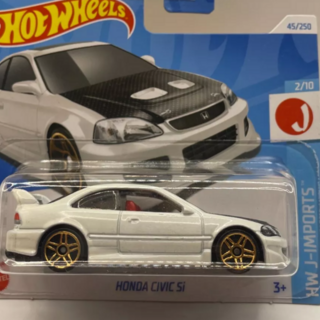 Hot Wheels J-Imports White Honda Civic Si 2024 (SC)