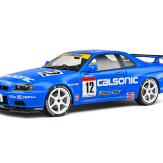 Nissan Skyline Gt-R (R34) StreetFighter Calsonic Tribute Blue 2000 - Solido 1/18