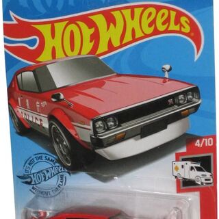 Hotwheels Nissan Skyline 2000 GT-R Police HW Rescue 4/10