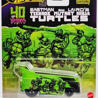 Hot Wheels 2024 - Premium Pop Culture 40 Years of Teenage Mutant Ninja Turtles - Volkswagen Drag Bus