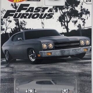 Hotwheels Premium Fast & Furious 1/4 Mile Muscle 1970 Chevrolet Chevelle SS