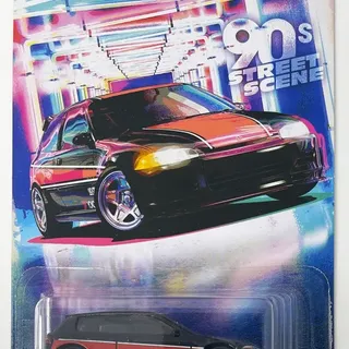 Hot Wheels 90s Street Scene '92 Honda Civic EG 5/5