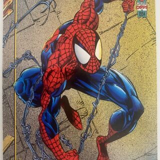 1994 Marvel Fleer Amazing Spider-Man #32 Avengers Files