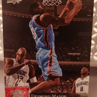 2009-10 Upper Deck Oklahoma City Thunder Basketball Card Desmond Mason #137