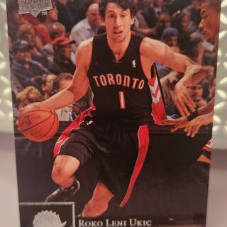 2009-10 Upper Deck Toronto Raptors Basketball Card Roko Leni Ukic #186