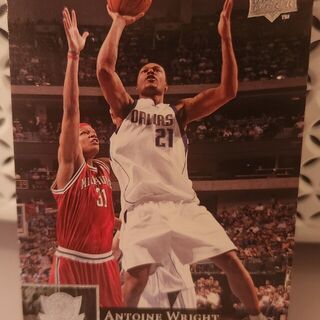 2009-10 Upper Deck Dallas Mavericks Basketball Card Antoine Wright #38