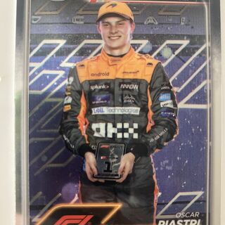 2024 Topps Chrome F1 Qualifying Lap Oscar Piastri 151