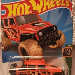 Hot Wheels HW Mud Studs 3/5 2017 Jeep Wrangler - Treasure Hunt