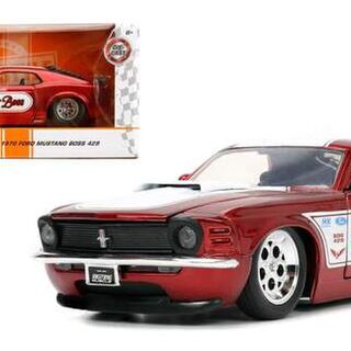 Jada Big Time Muscle 1970 Ford Mustang Boss 429 Metallic Red 