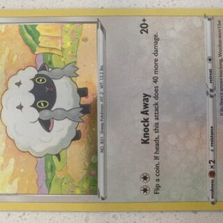 Pokémon TCG: Wooloo Cosmos Holo Card