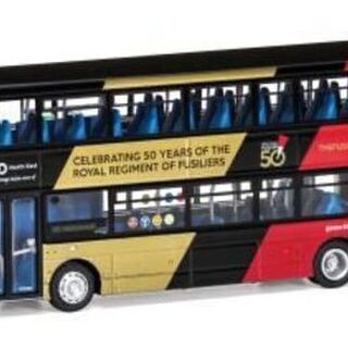 Corgi Wright Eclipse Gemini 2 Go North East NL63 XCB Route X10 Newcastle Royal Fusiliers 1/76