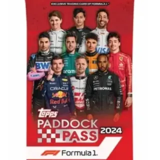 2024 Topps FORMULA 1 Racing Paddock Pass 20 Card Fat Pack Trading Cards
