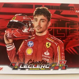 TOPPS Paddock Pass '24 F1 Charles Leclerc #53 Red Foil Ferrari