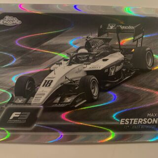 2024 Topps Chrome F1 Qualifying Lap F3 Max Esterson #131 Black & White Refractor