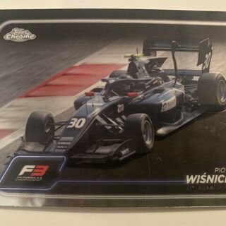 2024 Topps Chrome F1 Qualifying Lap F3 Piotr Wisnicki #144