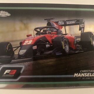 2024 Topps Chrome F1 Qualifying Lap F3 Christian Mansell #136